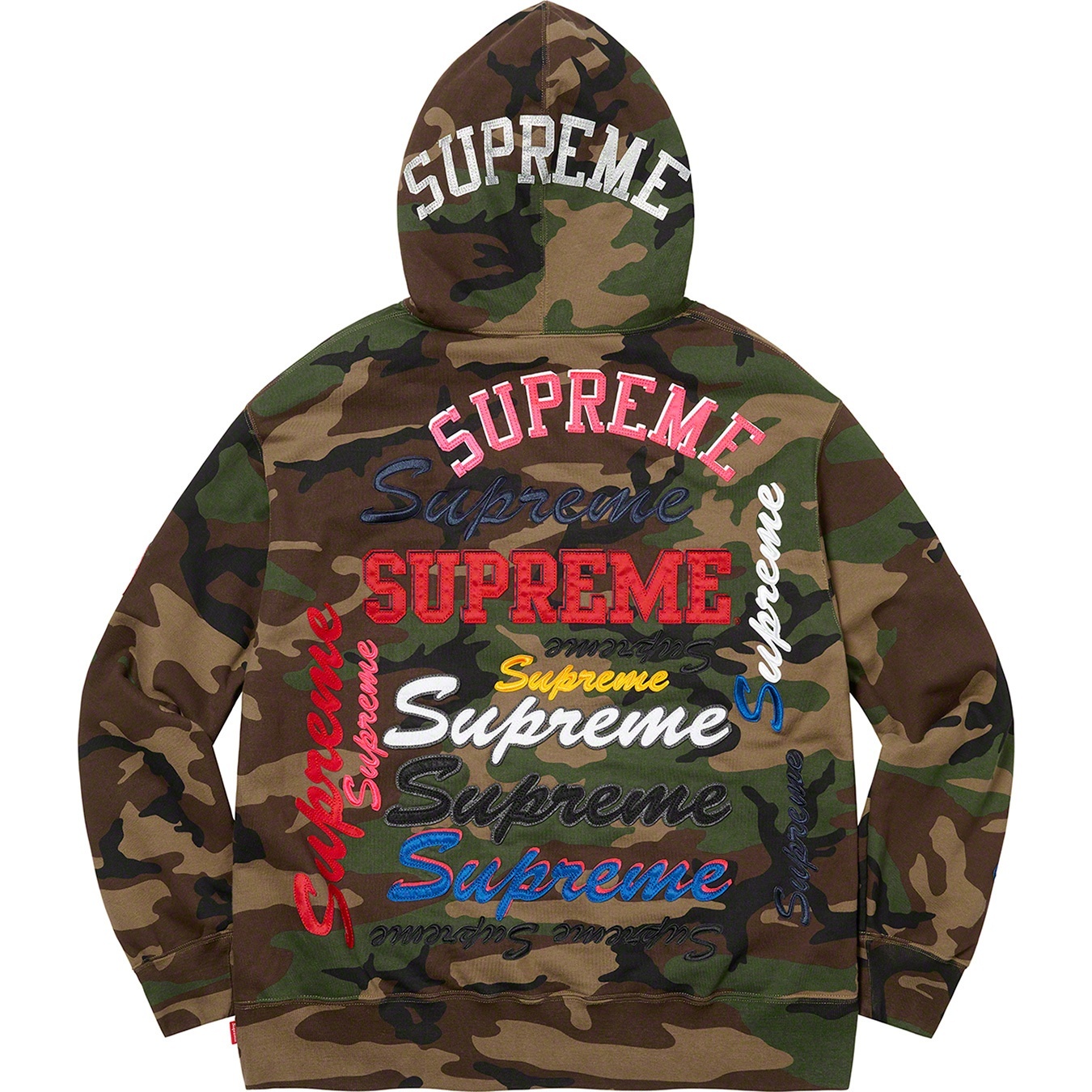 Multi Logo Hooded Sweatshirt view 5